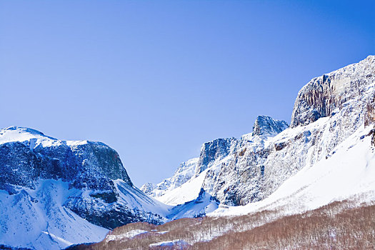 长白山雪景