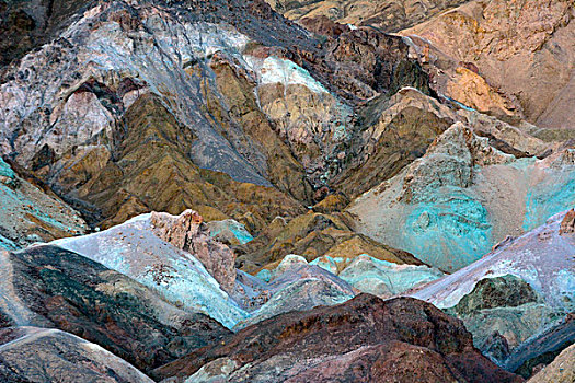 岩石构造,死亡谷国家公园,加利福尼亚,美国
