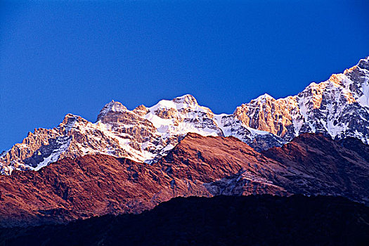 山峦,安娜普纳保护区,尼泊尔
