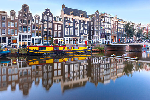 阿姆斯特丹,运河,荷兰人,房子