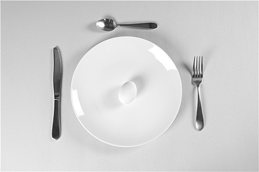 白色,盘子,节食