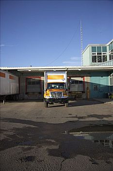 卡车,装卸平台,艾伯塔省,加拿大