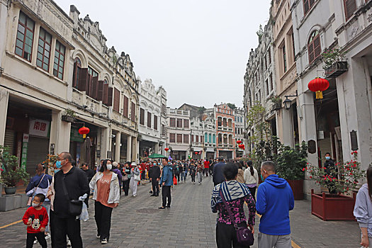 海南海口骑楼老街,中国历史文化名街
