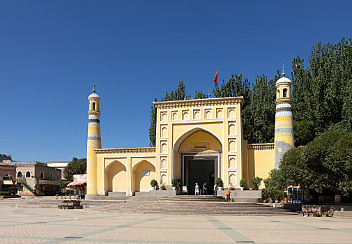 新疆,喀什,艾提尕尔清真寺