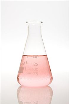 粉色,液体,量瓶