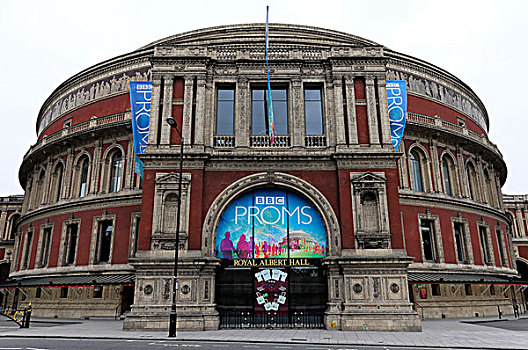 皇家艾伯特大厅,音乐厅,伦敦,英格兰,英国,欧洲
