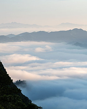 夏季,早晨,重庆,綦江,黑山,云海