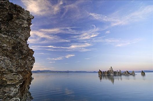 兴趣,岩石构造,莫诺湖,藤蔓,加利福尼亚,美国