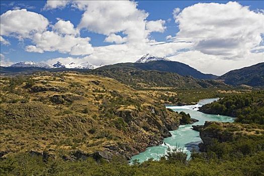 河,做糕点,巴塔哥尼亚,智利,南美