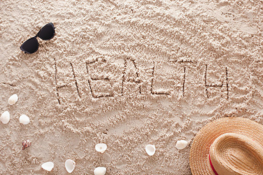 健康,沙,热带沙滩
