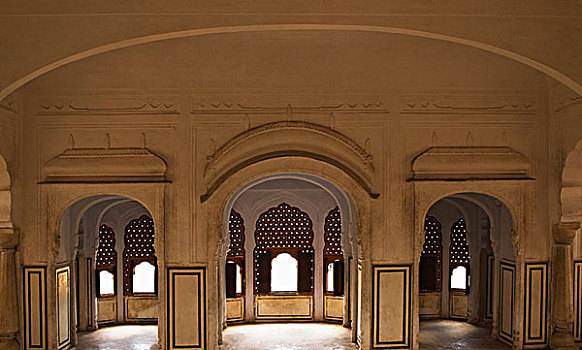 室内,宫殿,风之宫,斋浦尔,拉贾斯坦邦,印度