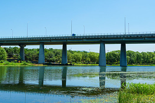 北京市门头沟区永定河门城湖公园