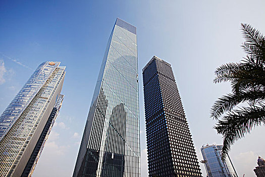 摩天大楼,珠江,新城,区域,天河,广州,广东,中国