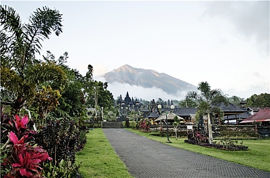 布撒基寺,庙宇,攀升,巴厘岛,印度尼西亚