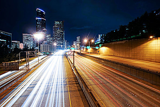 交通,现代建筑,西雅图