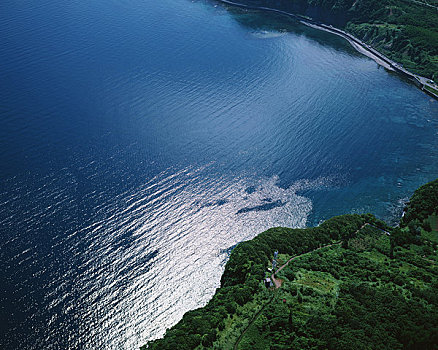 空中,海岸