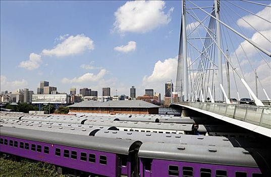桥,公园,车站,约翰内斯堡,南非