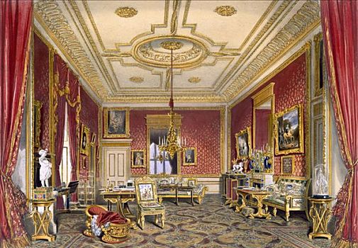 起居室,温莎城堡,1838年