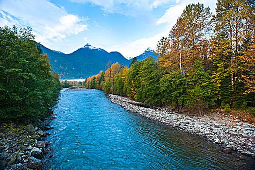河,不列颠哥伦比亚省,加拿大