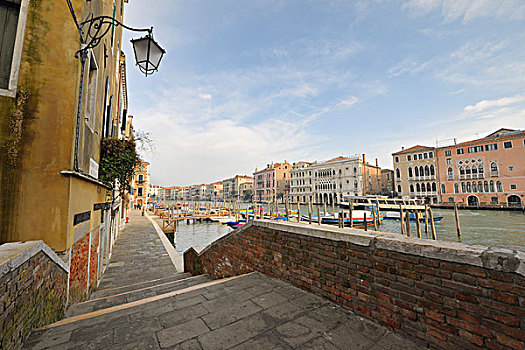 大运河,早晨,威尼斯,威尼托,意大利
