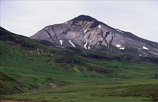 山景,靠近,区域,东方,冰岛,欧洲