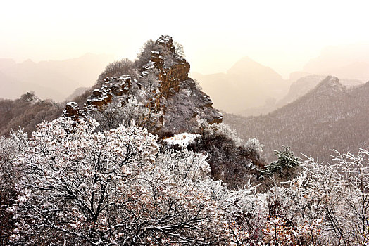 红石公园雪景