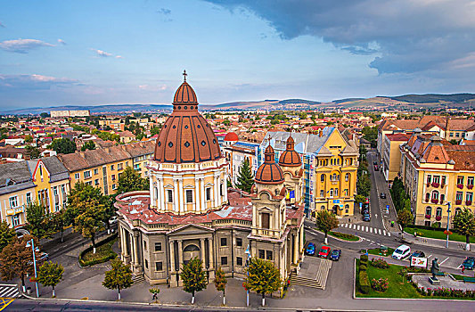 罗马尼亚,城市,云母,大教堂