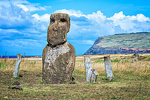 复活节岛石像,世界遗产,拉帕努伊国家公园,复活节岛,智利,南美