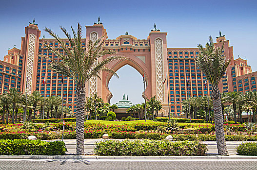 世界,著名,亚特兰蒂斯酒店,棕榈岛,迪拜,阿联酋
