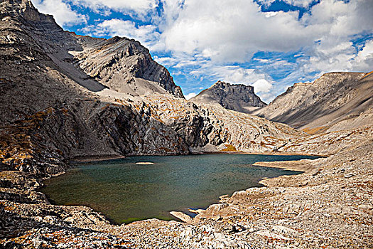 湖,落基山脉,省立公园,艾伯塔省,加拿大