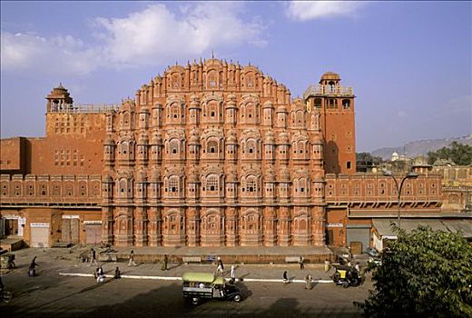 宫殿,风,斋浦尔,拉贾斯坦邦,印度