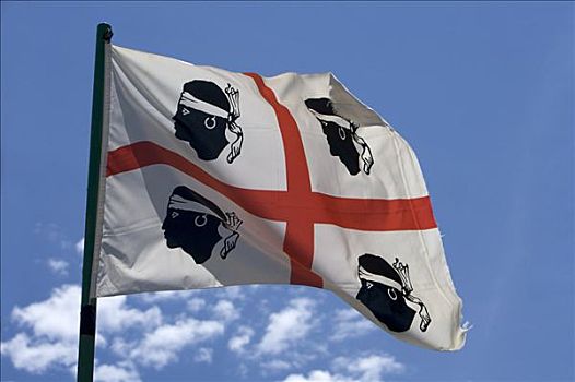 旗帜,萨丁尼亚,意大利,欧洲