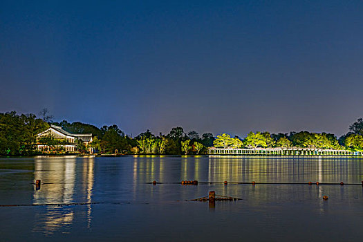 杭州西湖夜景