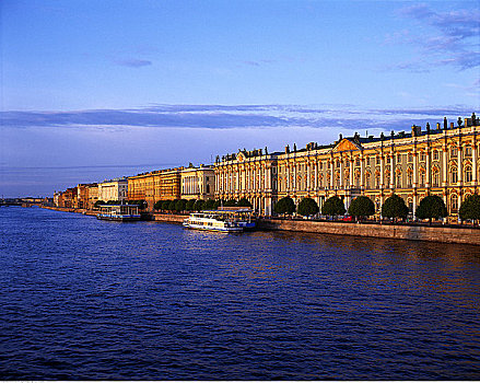 冬宫,涅瓦河,彼得斯堡,俄罗斯