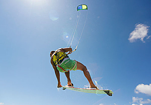 风筝冲浪,塔里,哥斯达黎加,安达卢西亚,西班牙