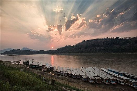 湄公河,琅勃拉邦,老挝
