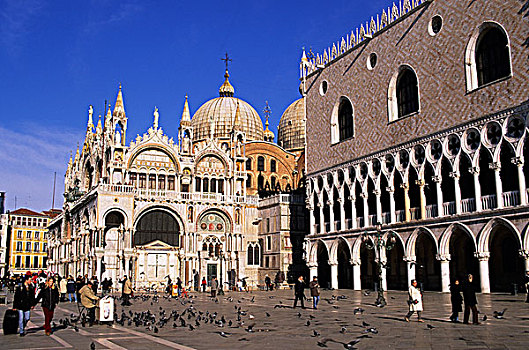 意大利,威尼托,威尼斯,圣马可教堂