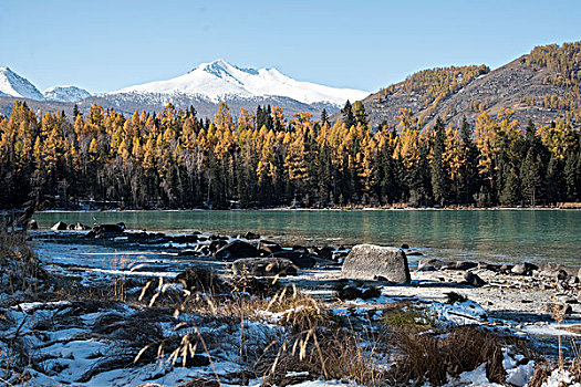 喀纳斯湖美景