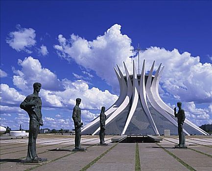 城市教堂,巴西利亚,巴西
