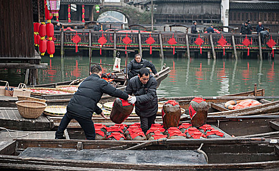 浙江乌镇年味浓