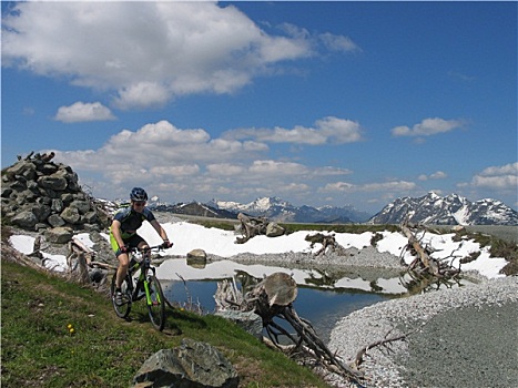 山地自行车,阿尔卑斯山