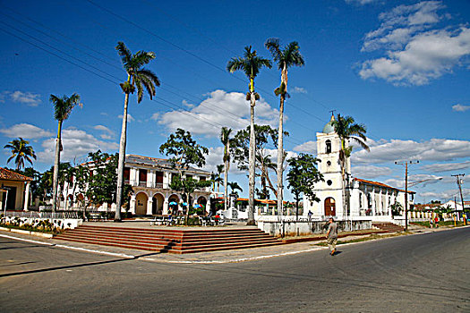 城镇中心,云尼斯,古巴,大安的列斯群岛,加勒比海