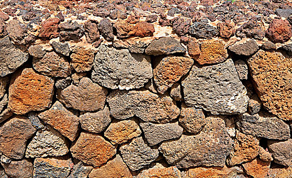 兰索罗特岛,瓜地扎,砖石建筑,火山,石头