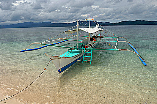 菲律宾,吕宋岛,岛屿,本田,湾,独木舟