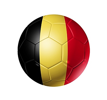 足球,球,比利时,旗帜