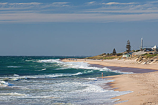 澳大利亚,背影,海滩