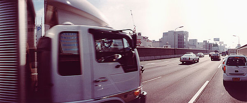 多车道公路,大阪,日本