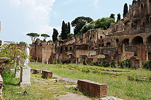 庙宇,房子,古罗马广场,古罗马,罗马,拉齐奥,意大利,欧洲