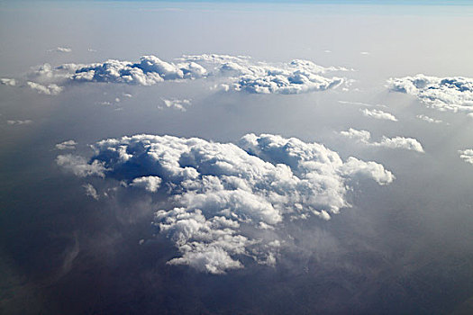 空中,航空,航拍,俯瞰,鸟瞰,云层,大地