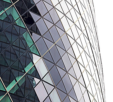新建筑,伦敦,摩天大楼,金融区,窗户